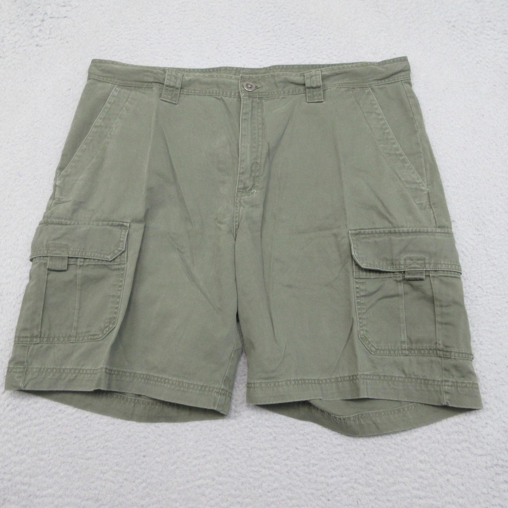 Columbia Cargo Shorts Mens‎ 40 Olive Green Cotton Hiking Utility Outdoor Casual